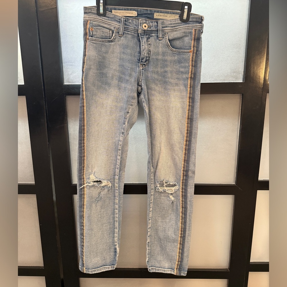 Pilcro and the Letterpress Slim Boyfriend Jeans